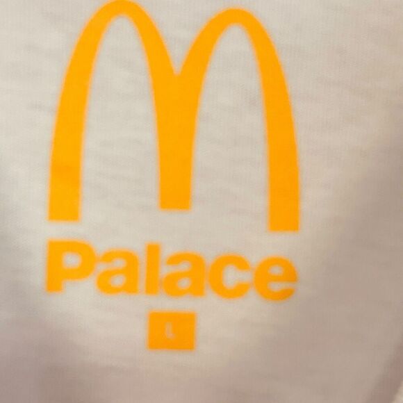 Palace McDonald's Graphic Short Sleeve Tee Shirt - Picture 4 of 11